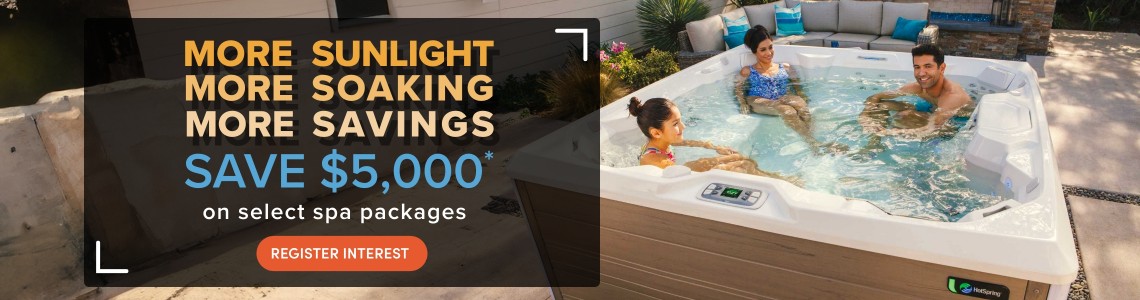 More Sunlight | HotSpring Spas